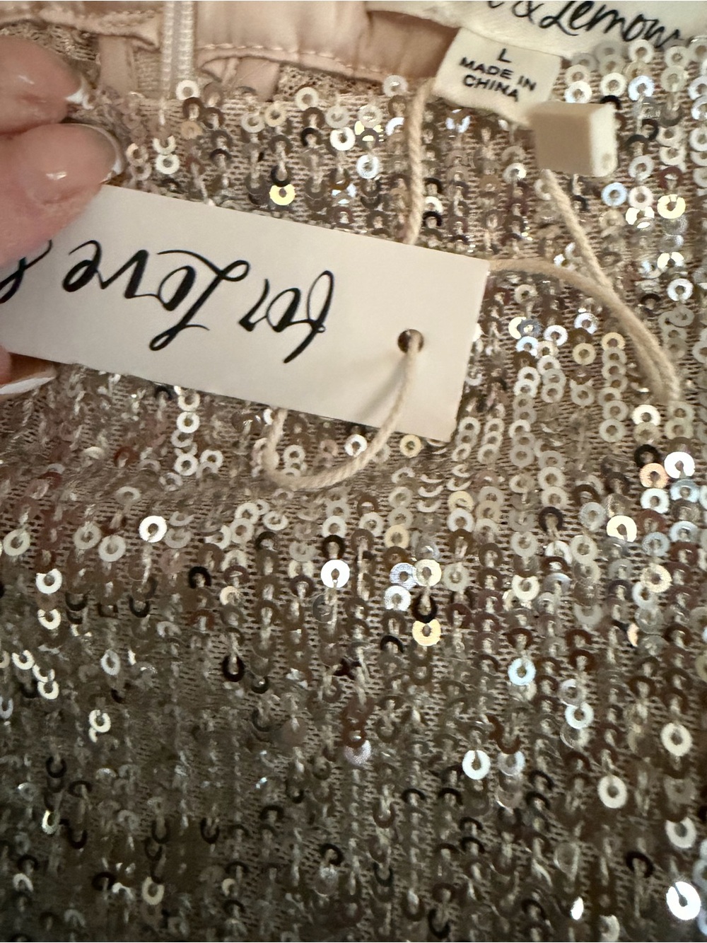 Candice Ruched Sequined Mini - Picture 3 of 3